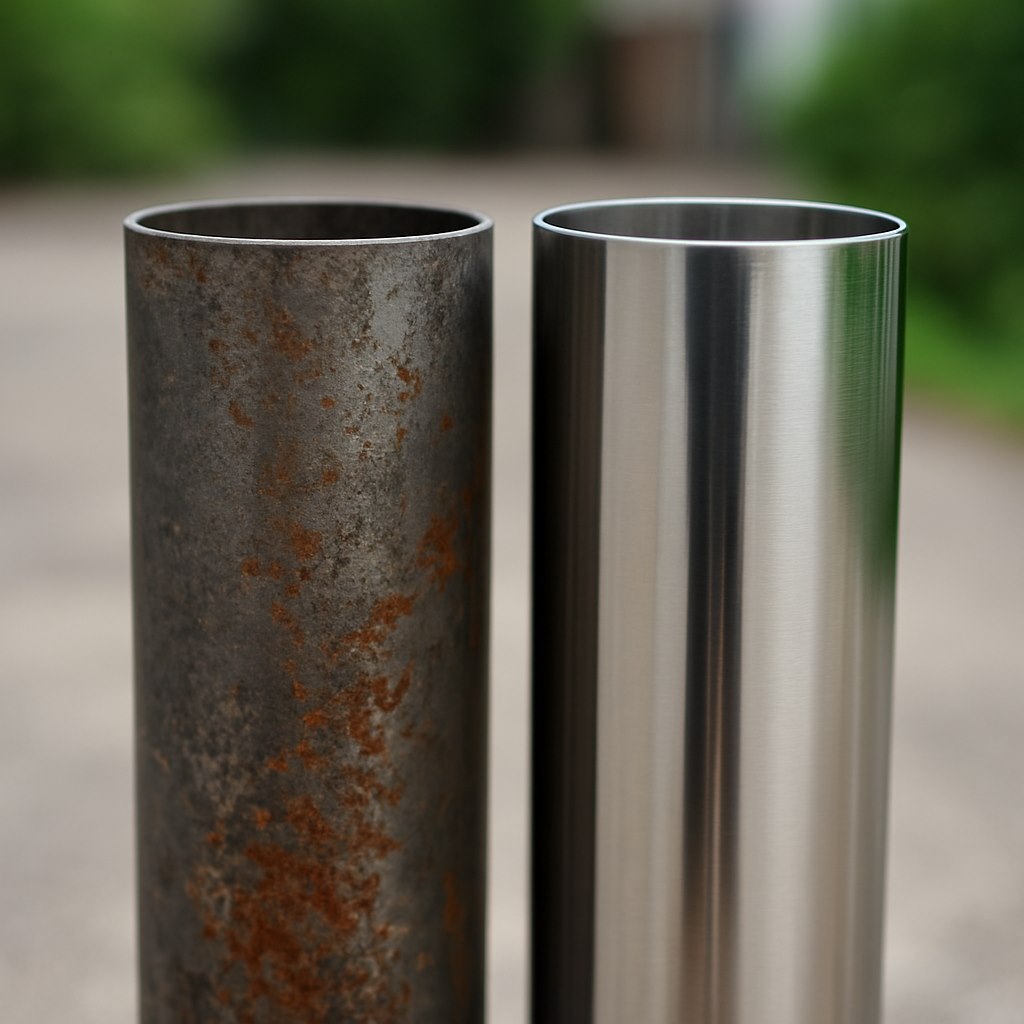 Vì sao ngày càng nhiều đơn vị chuyển từ thép đen sang inox trong nội thất kỹ thuật?