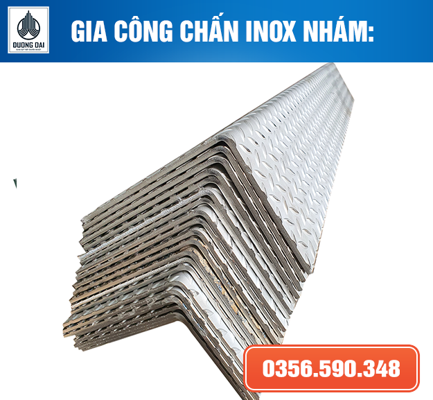Gia Công Chấn Gấp Inox Nhám