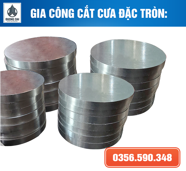 Gia Công Cắt Cưa Đặc Tròn