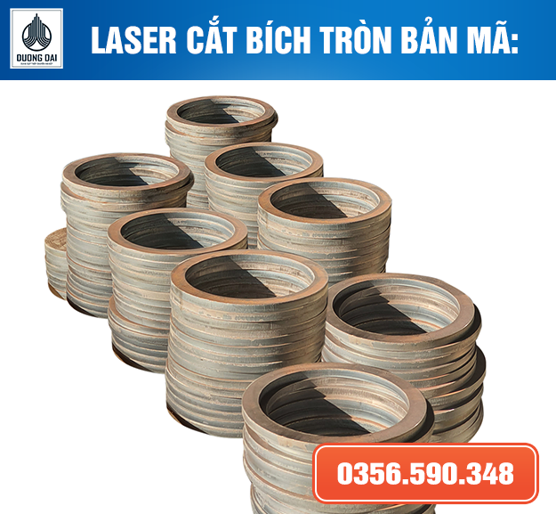 Cắt Laser Bích Tròn Bản Mã