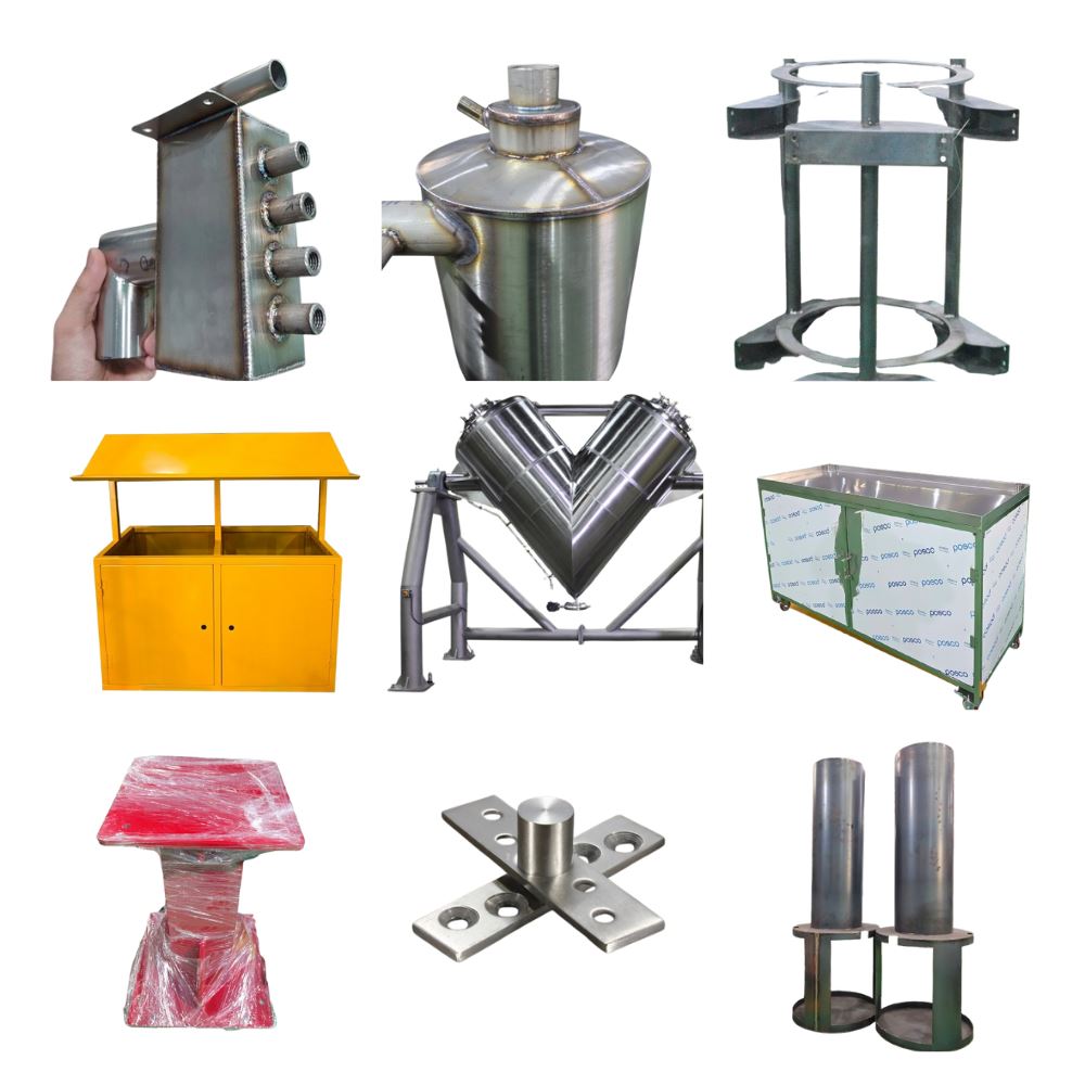 Một số sản phẩm thép gia công tại Đương Đại