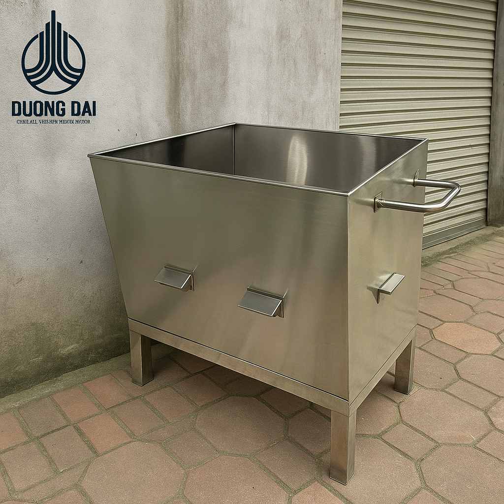 Tủ điện inox chống nước, lắp ngoài trời, bề mặt sạch và không bị ăn mòn